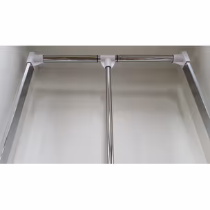 Pantograf aluminiowy Valcomp - biały / 83-115 cm