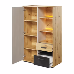 Regał z oświetleniem QUBIC QB-05