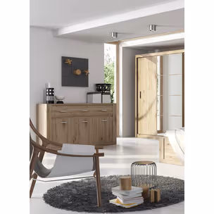 Komoda 3D3S IDEA ID-09 - san remo jasny