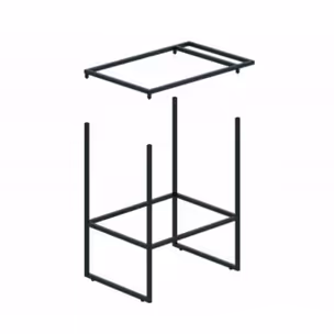 SR16 Stelaż szafki pod umywalkę Czarny mat szer. 60 cm