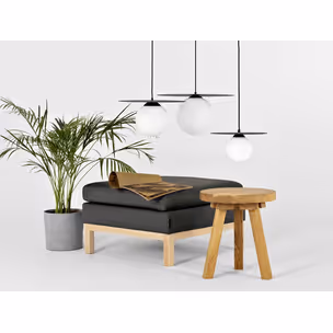 Lampa wisząca SKIVA BALL M - czarny