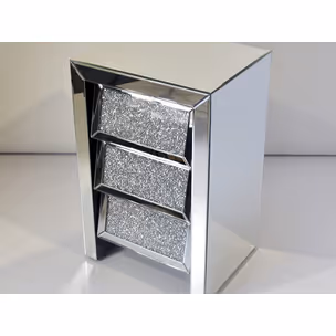 Szafka nocna lustrzana 17JS002 45x35x70 cm