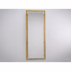 Lustro w stalowej oprawie LW6853 80x180 cm - złoty