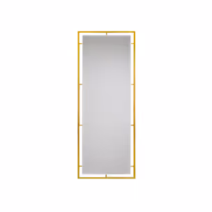 Lustro w stalowej oprawie LW6853 80x180 cm - złoty