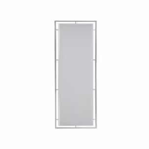 Lustro w stalowej oprawie LW6853 80x180 cm - srebrny