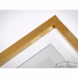 Lustro w stalowej oprawie LW6853 100x120 cm - złoty
