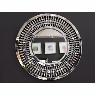 Lustro okrągłe Art deco 16JZ112 Ø80 cm