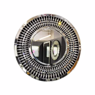 Lustro okrągłe Art deco 16JZ112 Ø80 cm