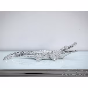 Figura KROKODYL 2053 - srebrny