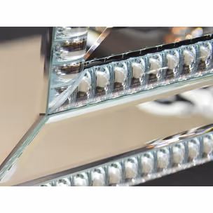 Lustro wiszące z kryształkami JS48 75x115