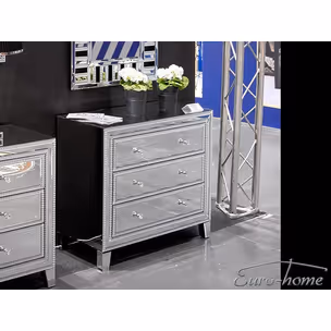 Komoda z trzema szufladami JS56 - lustrzany