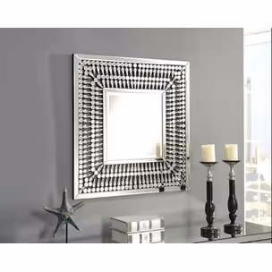 Lustro z ażurowym ornamentem 16JZ113K 80x80
