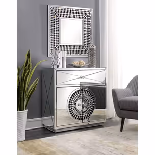 Lustro z ażurowym ornamentem 16JZ113K 80x80