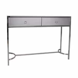 Toaletka Lustrzana LW6071 110x35x82 cm - srebrny