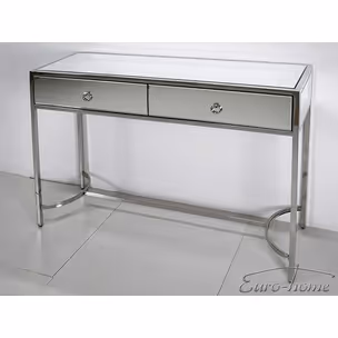 Toaletka Lustrzana LW6071 110x35x82 cm - srebrny