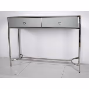 Toaletka Lustrzana LW6071 110x35x82 cm - srebrny