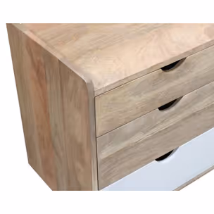 Komoda 4 szuflady OSLO - biały