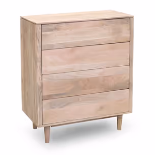 Komoda drewniana 85 cm FIFTY - mango naturalne