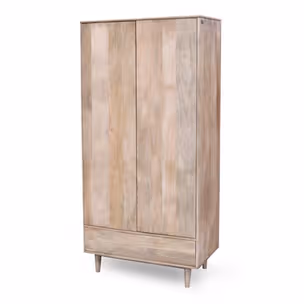 Szafa drewniana 2-drzwiowa FIFTY FT-10-MN - mango naturalne