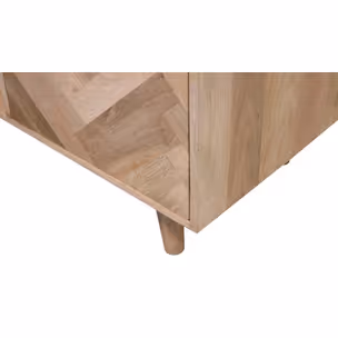 Szafka RTV PARQUET - drewno mango