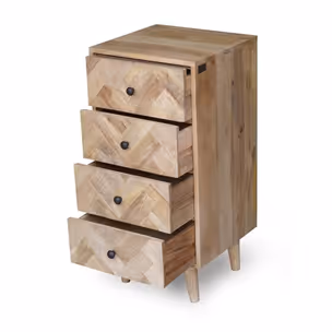 Komoda 52 cm PARQUET - drewno mango