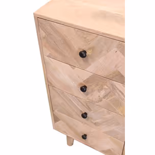 Komoda 85 cm PARQUET - drewno mango