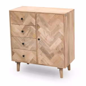 Komoda 85 cm PARQUET - drewno mango