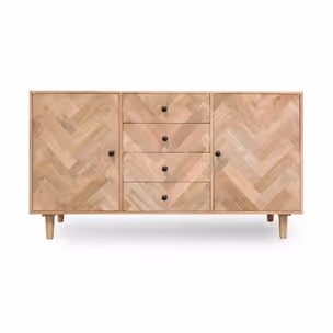 Komoda 150 cm PARQUET - drewno mango