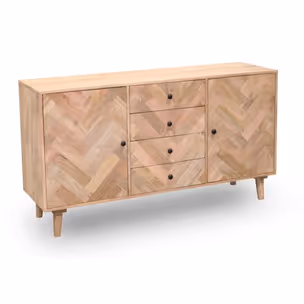 Komoda 150 cm PARQUET - drewno mango