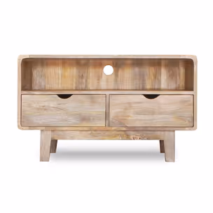 Szafka RTV 100cm RETRO - drewno mango