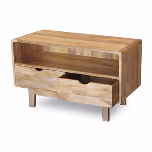 Szafka RTV 100cm RETRO - drewno mango