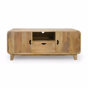 Szafka RTV 135cm RETRO - drewno mango