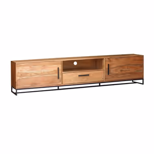 Szafka RTV 220cm LIVERPOOL - akacja naturalna