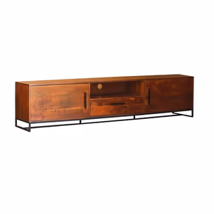Szafka RTV 220cm LIVERPOOL - orzech włoski