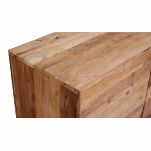 Komoda drewniana 3-drzwiowa CENTURY RUSTIC - stare drewno