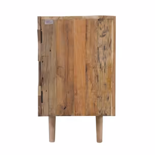 Komoda drewniana 3-drzwiowa CENTURY RUSTIC - stare drewno