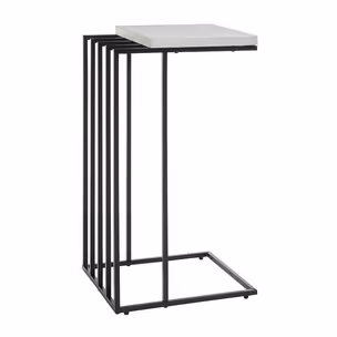 Stolik pomocniczy JUBA 40x35 - MDF biały mat