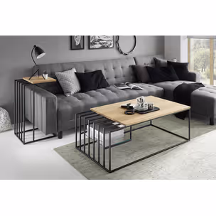 Stolik kawowy JUBA 120x60 - drewno dębowe
