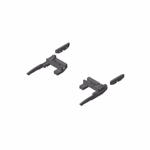 Blokada szuflady tackowej TANDEM 560H, 561H / MOVENTO 760H, 766H - ciemnoszary / gr. boku 16 mm