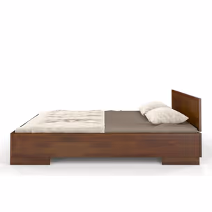 Łóżko drewniane sosnowe SPECTRUM Maxi 90x200 - orzech