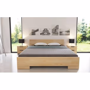 Łóżko drewniane sosnowe SPECTRUM Maxi 140x200 - naturalny