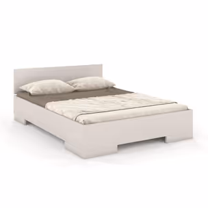 Łóżko drewniane sosnowe SPECTRUM Maxi 200x200 - biały