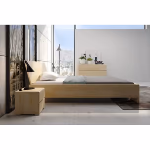 Łóżko drewniane sosnowe VESTRE Maxi 140x200 - palisander