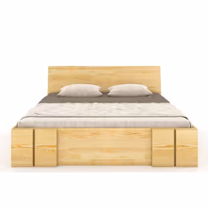 Łóżko drewniane sosnowe z szufladami VESTRE Maxi&DR 120x200 - naturalny