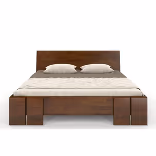 Łóżko drewniane sosnowe VESTRE Maxi&Long 200x220 - orzech