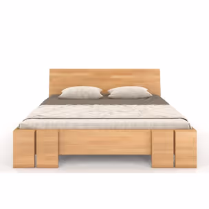 Łóżko drewniane bukowe VESTRE Maxi&Long 200x220 - naturalny