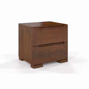 Szafka nocna drewniana sosnowa SPARTA maxi - orzech