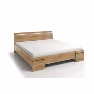 Łóżko drewniane bukowe SPARTA Maxi&Long 120x220 - naturalny