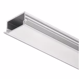 Profil wpuszczany LOOX 1190 do taśm LED 10 mm - aluminium/biały / gł. 6.5 mm / dł. 250 cm