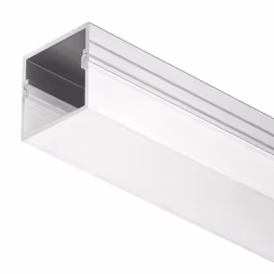 Profil nawierzchniowy LOOX 2192 - aluminium/biały / wys. 18 mm / dł. 250 cm